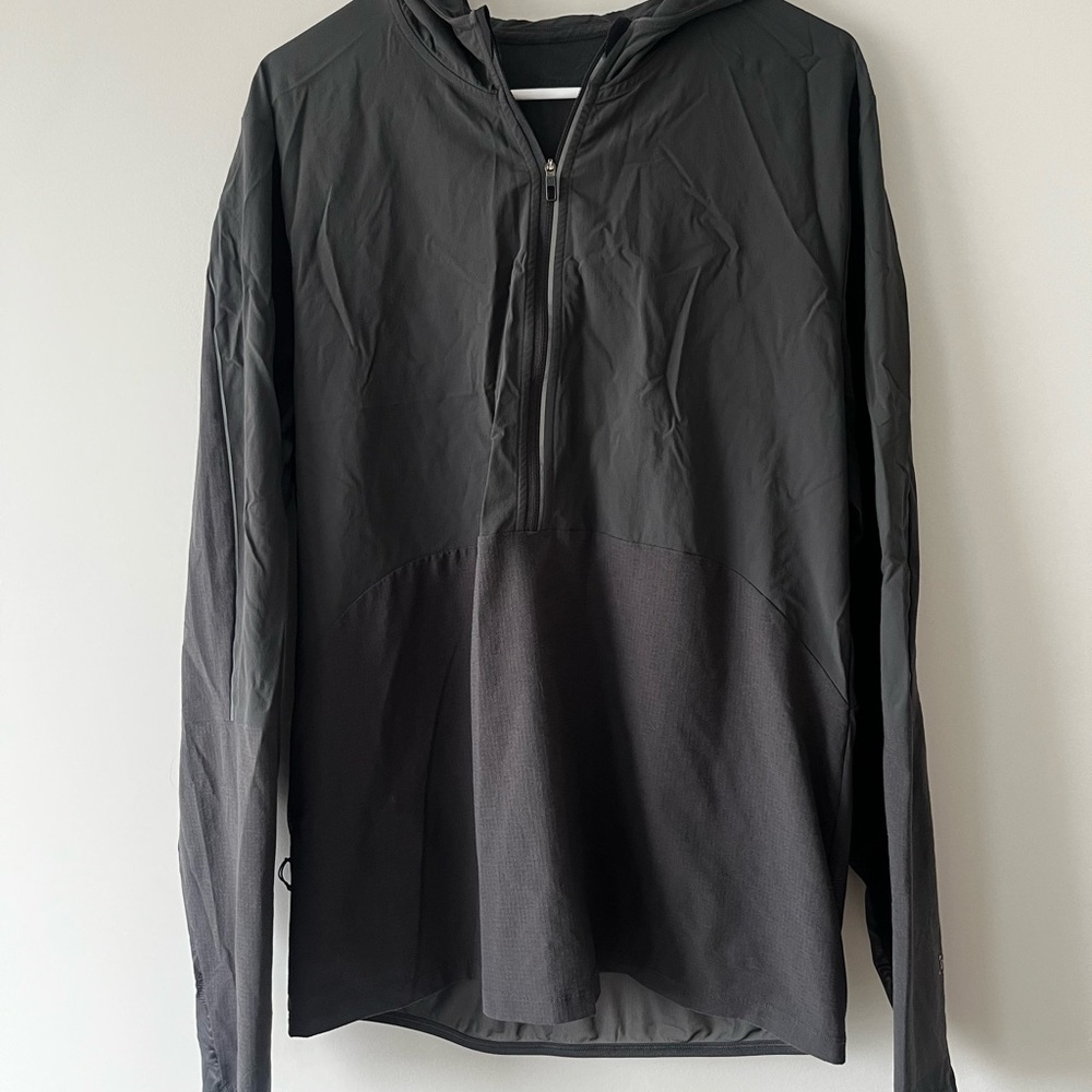 lululemon athletica Black Hooded Half-Zip Pullover